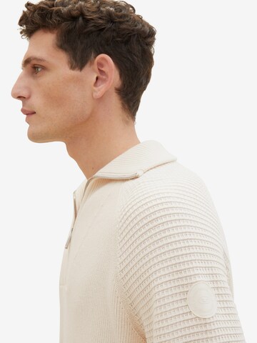 Pull-over TOM TAILOR en beige