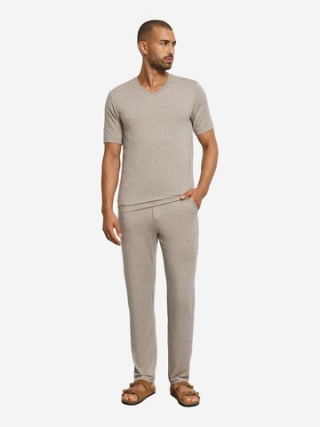 Hanro Regular Pyjamabroek ' Casuals ' in Beige
