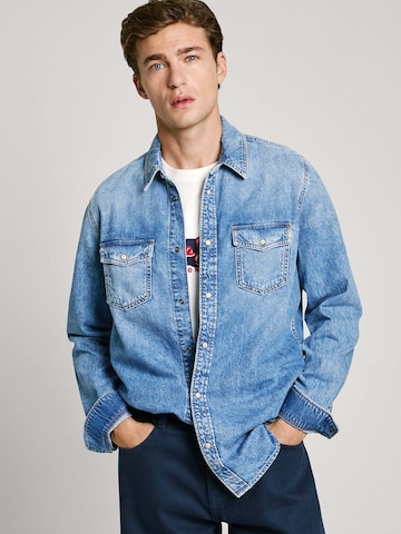 Pepe Jeans Regular Fit Hemd in Blau