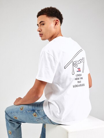 Tommy Jeans Shirt in Wit: voorkant