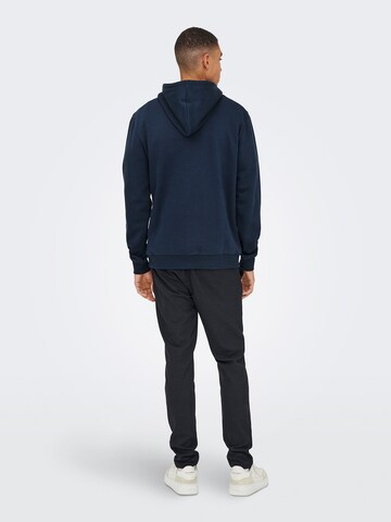 Only & Sons - Sudadera 'ONSConnor' en azul