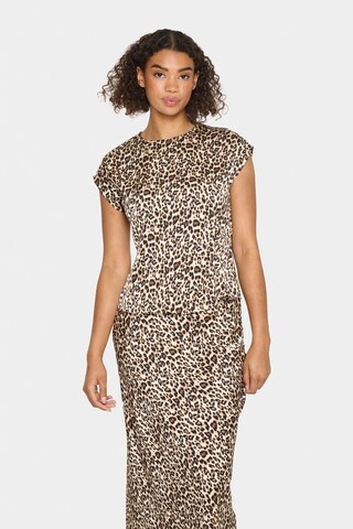 SAINT TROPEZ Blouse 'Zovi' in Brown