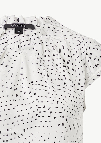 COMMA Bluse in Weiß