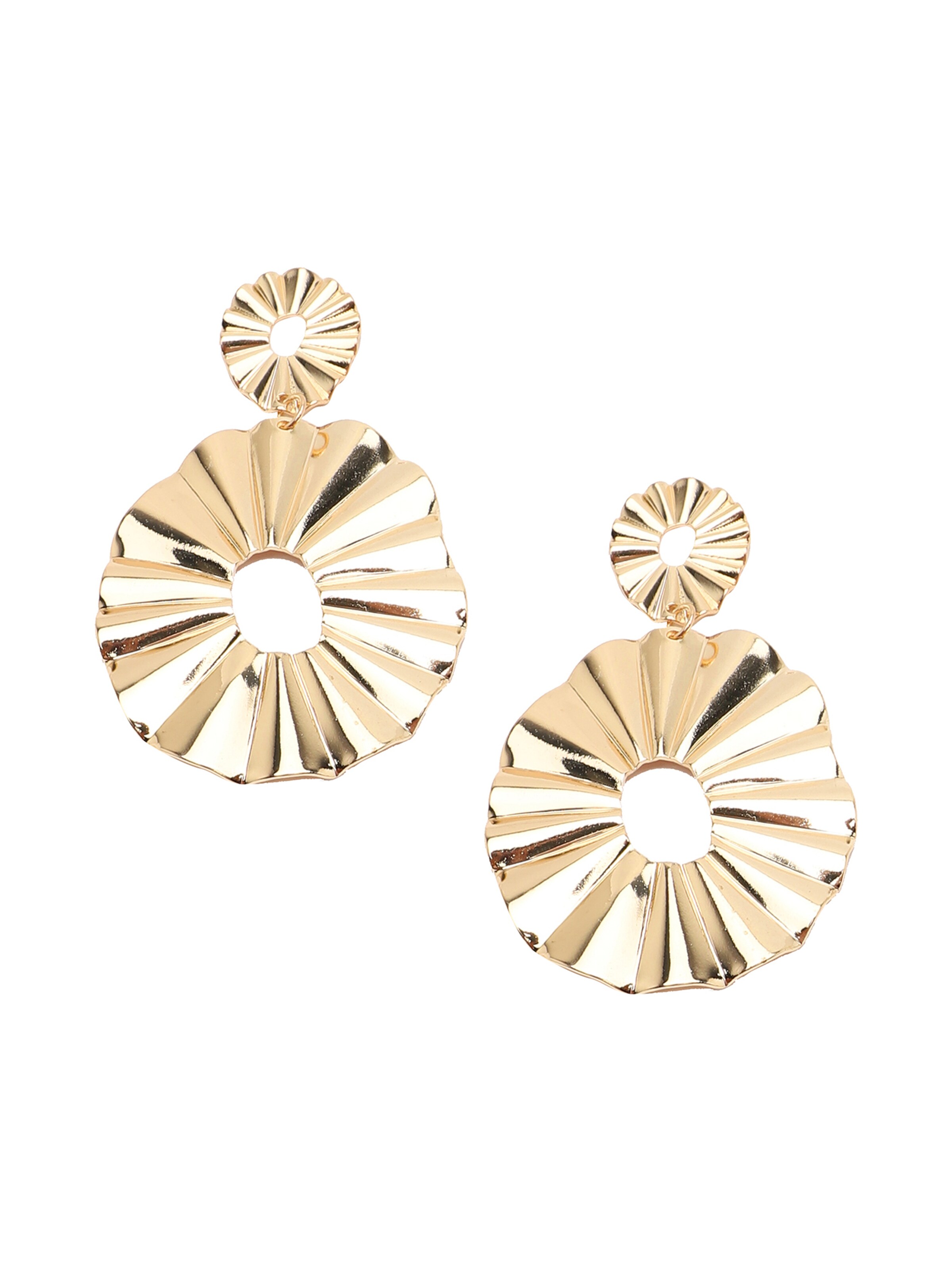 SOHI - Brincos 'Ruksar' em ouro: frente