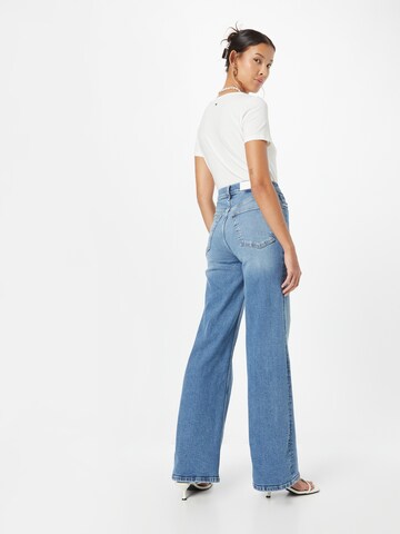 RE/DONE Wide leg Jeans in Blauw