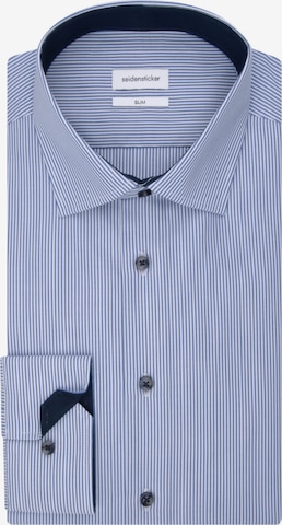 SEIDENSTICKER Slim fit Business Shirt in Blue