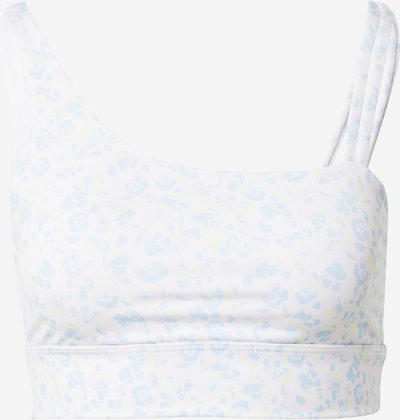 Onzie Sports bra in Light blue / Pastel yellow / White, Item view