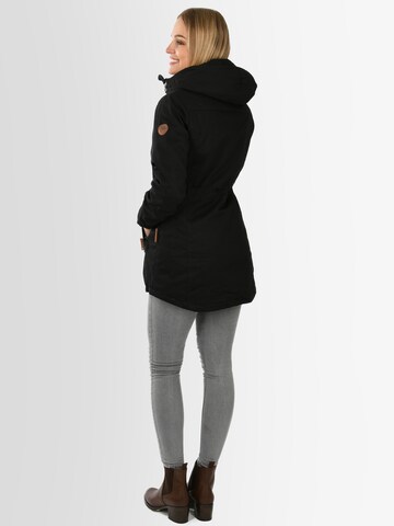 NAVAHOO Winterjacke 'Ireliaa' in Schwarz