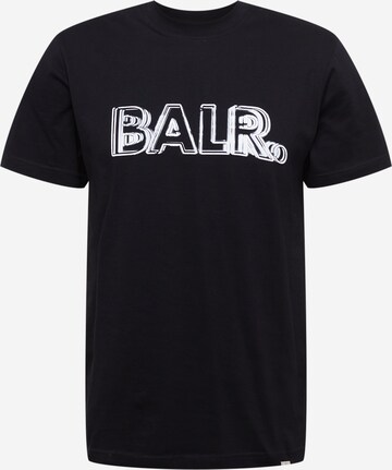 BALR. T-shirt 'Olaf' i svart: framsida