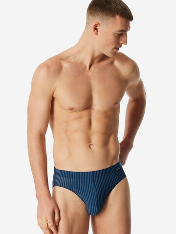 Slip 'Pure Micro' SCHIESSER en bleu : devant