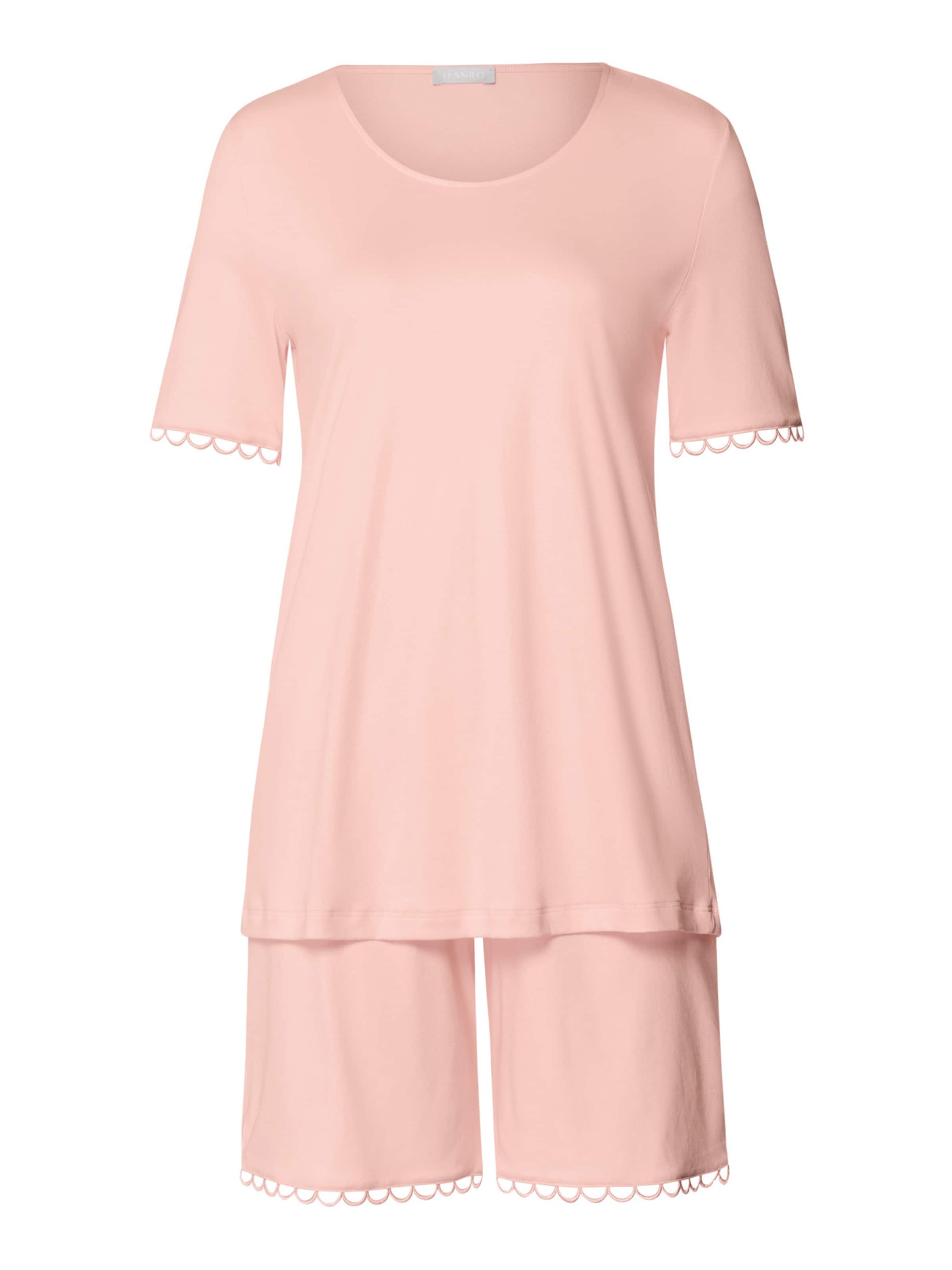 Hanro Korte pyjama 'Anouk' in Roze: voorkant