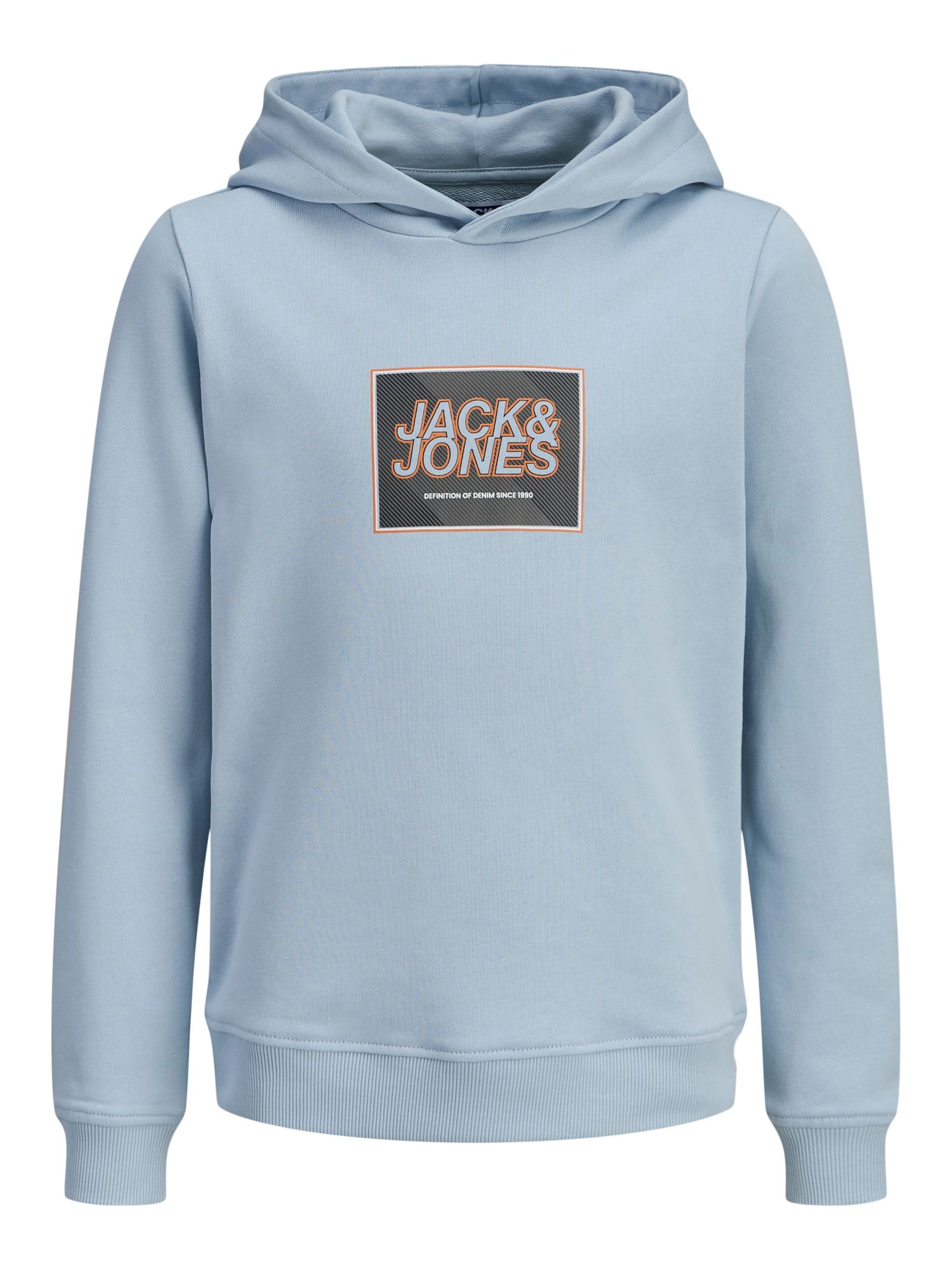 Jack & Jones Junior Sweatshirt in Blauw: voorkant