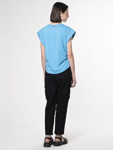 Influencer T-Shirt in Blau