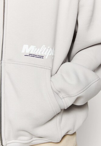 Multiply Apparel Sweatjacke in Grau