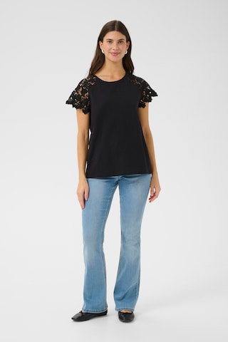 Cream Shirt 'CRFin' in Black