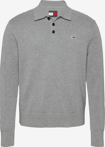 Pullover 'Essential' di Tommy Jeans in grigio: frontale