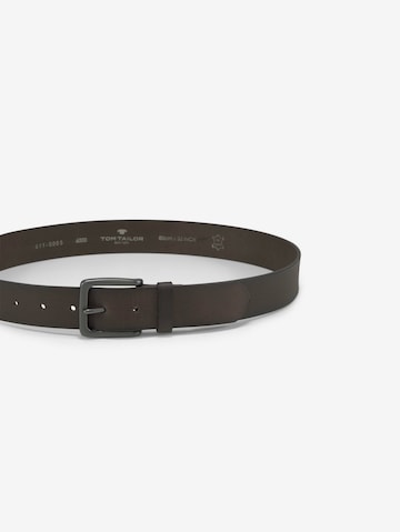 TOM TAILOR Belt 'Scott' in Brown