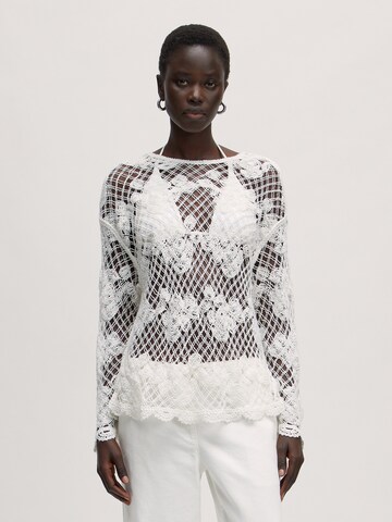 Pull-over 'Luzia' EDITED en beige : devant