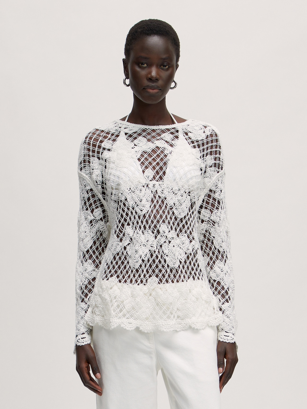 EDITED Produits Pull-over 'Luzia' beige