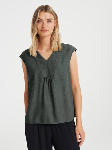 OPUS Blouse 'Farani' in Grey: front