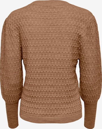 ONLY Sweater 'Faye' in Brown