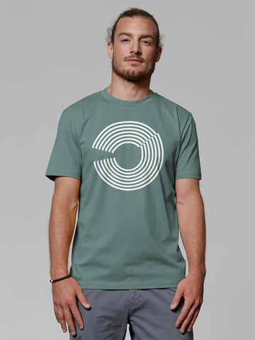 T-Shirt 'Abstract 01' Watapparel en vert : devant