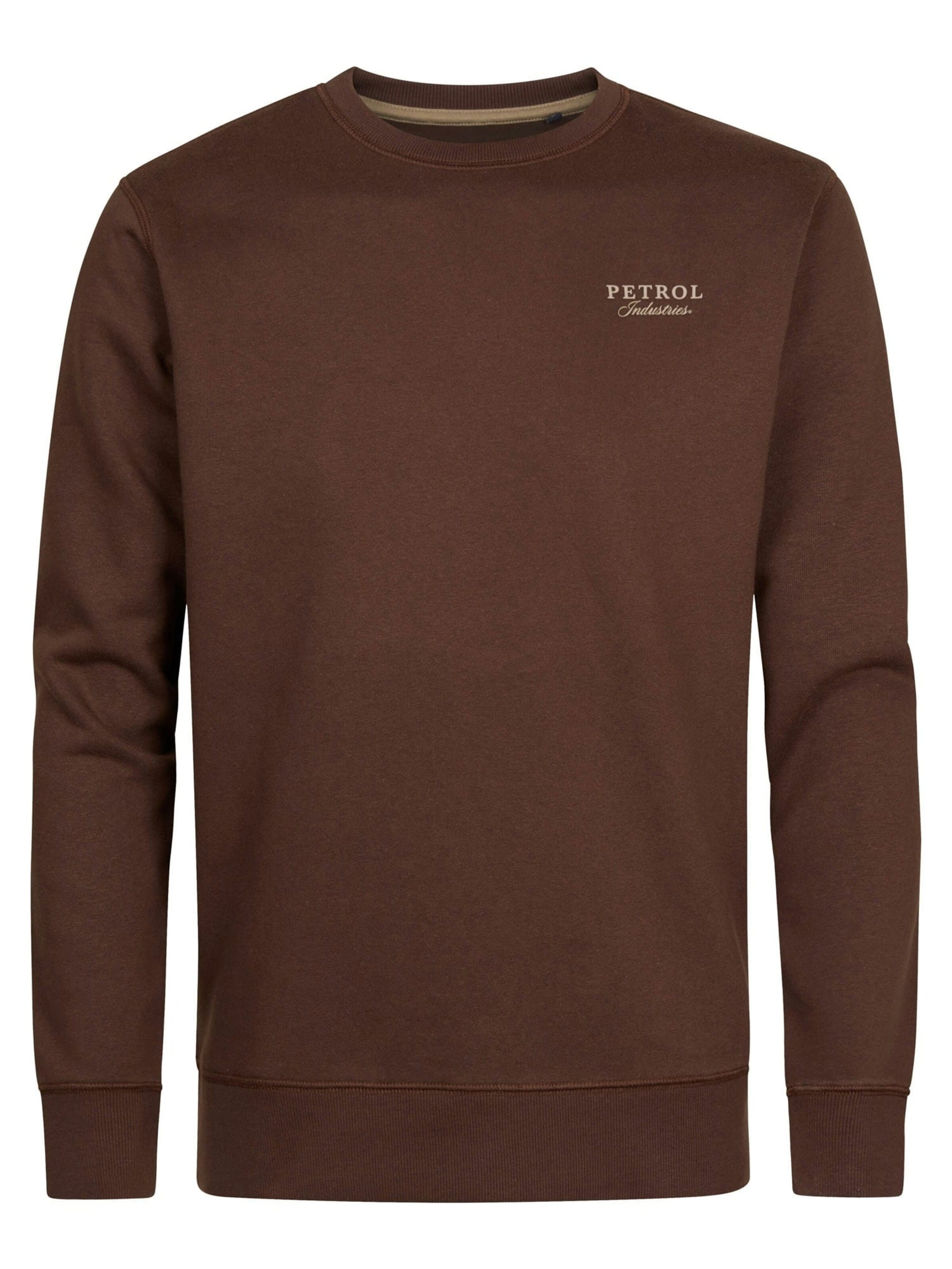 PETROL INDUSTRIES MEN Sweater in Brown: front