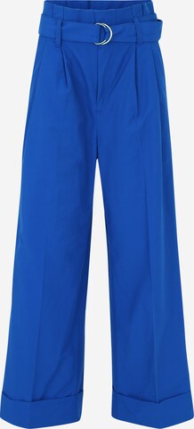 Banana Republic Normální Kalhoty se sklady v pase – modrá: přední strana