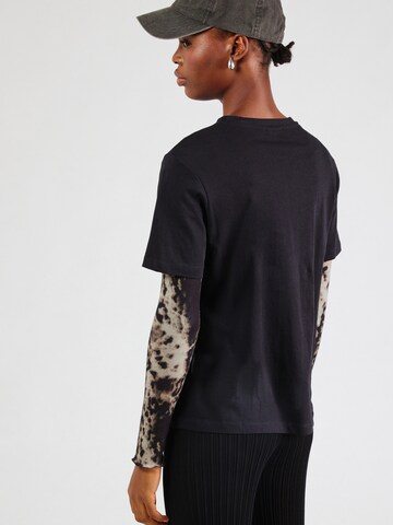 VILA Shirt 'VISYBIL BIRD' in Black