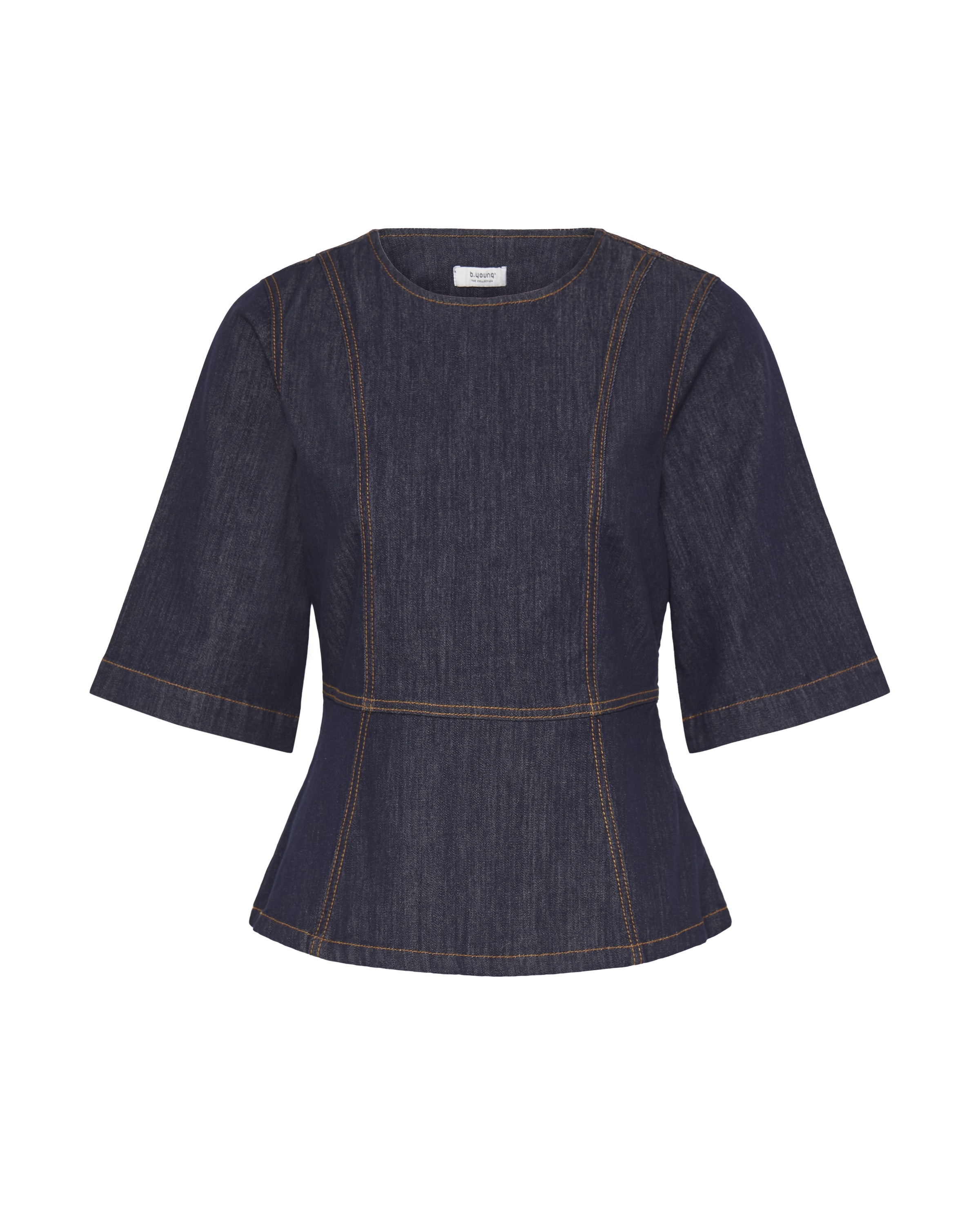 b.young Shirt 'KANEA' in Blauw: voorkant