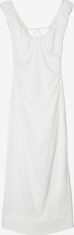 Bershka Summer dress in White: front