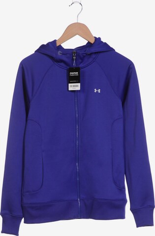 UNDER ARMOUR Sweatshirt & Zip-Up Hoodie in M in Blue: front