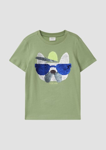 T-Shirt s.Oliver en vert