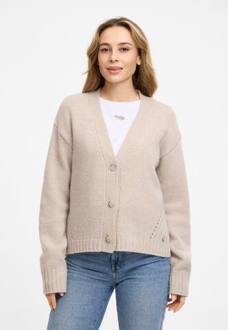 Frieda & Freddies Knit Cardigan in Beige: front