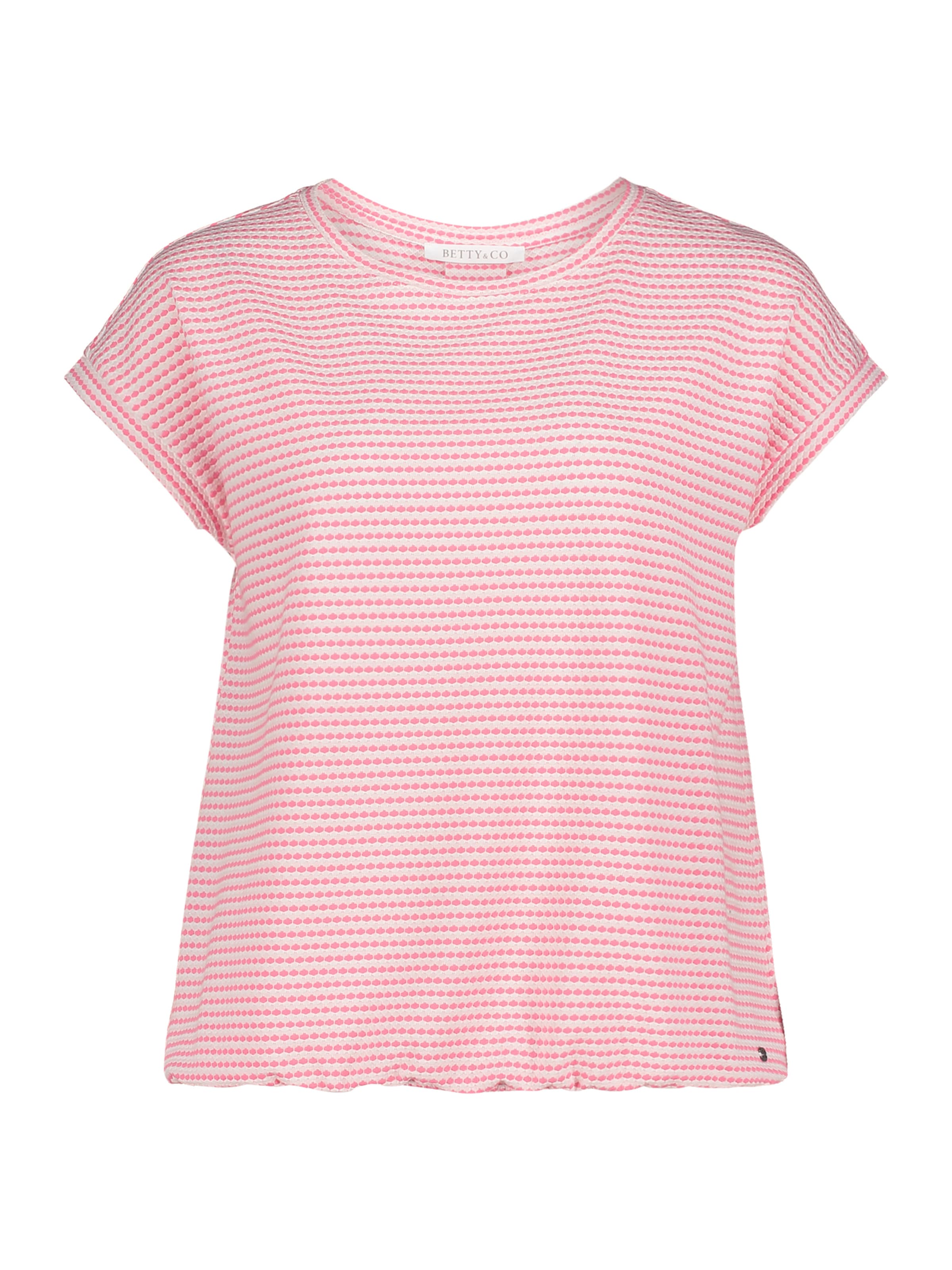 T-shirt Betty & Co en rose : devant