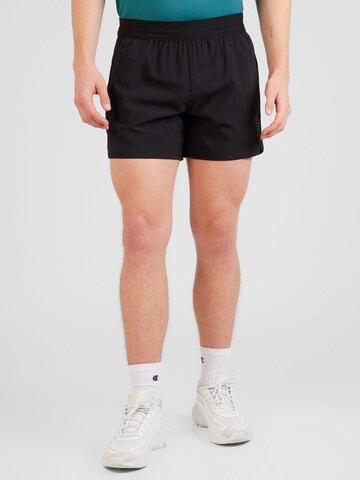 Champion Authentic Athletic Apparel Regular Sportshorts in Schwarz: predná strana