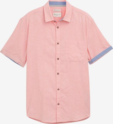 TOM TAILOR Overhemd in Rood: voorkant