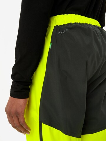 VAUDE Regular Outdoorbroek 'Luminum Rain' in Geel