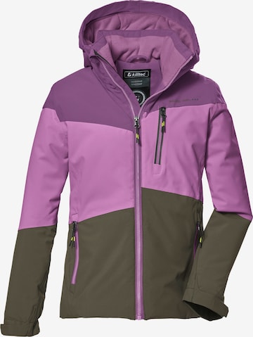 KILLTEC Athletic Jacket in Purple: front