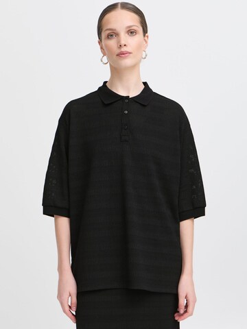ICHI Shirt ' IXKNITTY ' in Black
