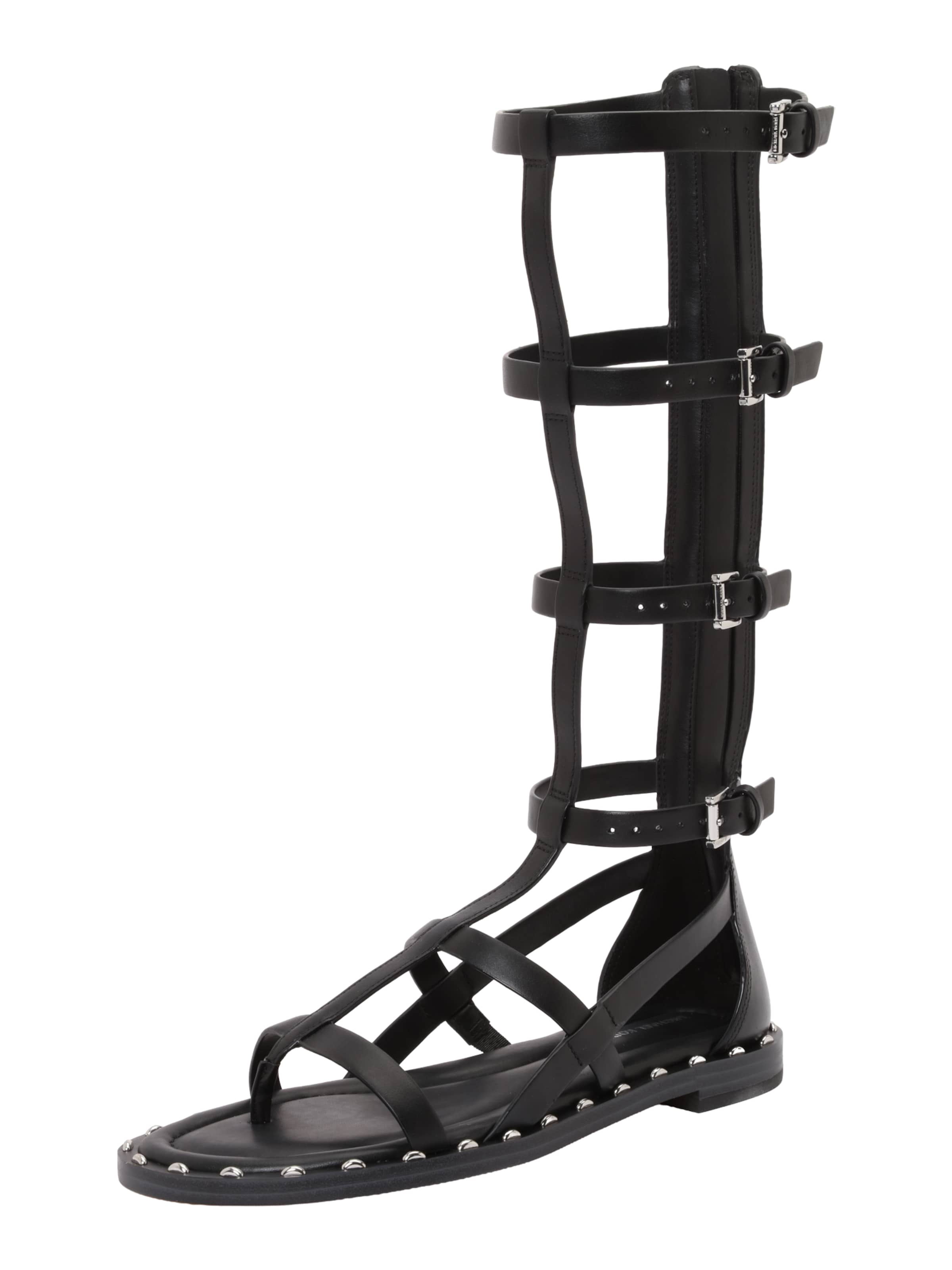 MICHAEL Michael Kors Pántos szandál 'NOA' - fekete: elől