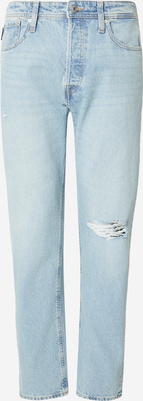 Largi Jeans 'JJICHRIS JJORIGINAL' de la JACK & JONES pe albastru: față