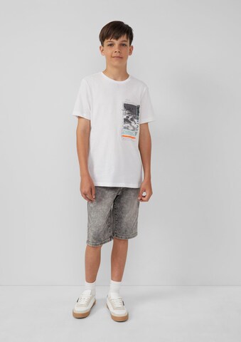 s.Oliver Shirt in Wit: voorkant