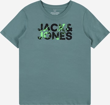 Maglietta 'COMMERCIAL' di Jack & Jones Junior in blu: frontale