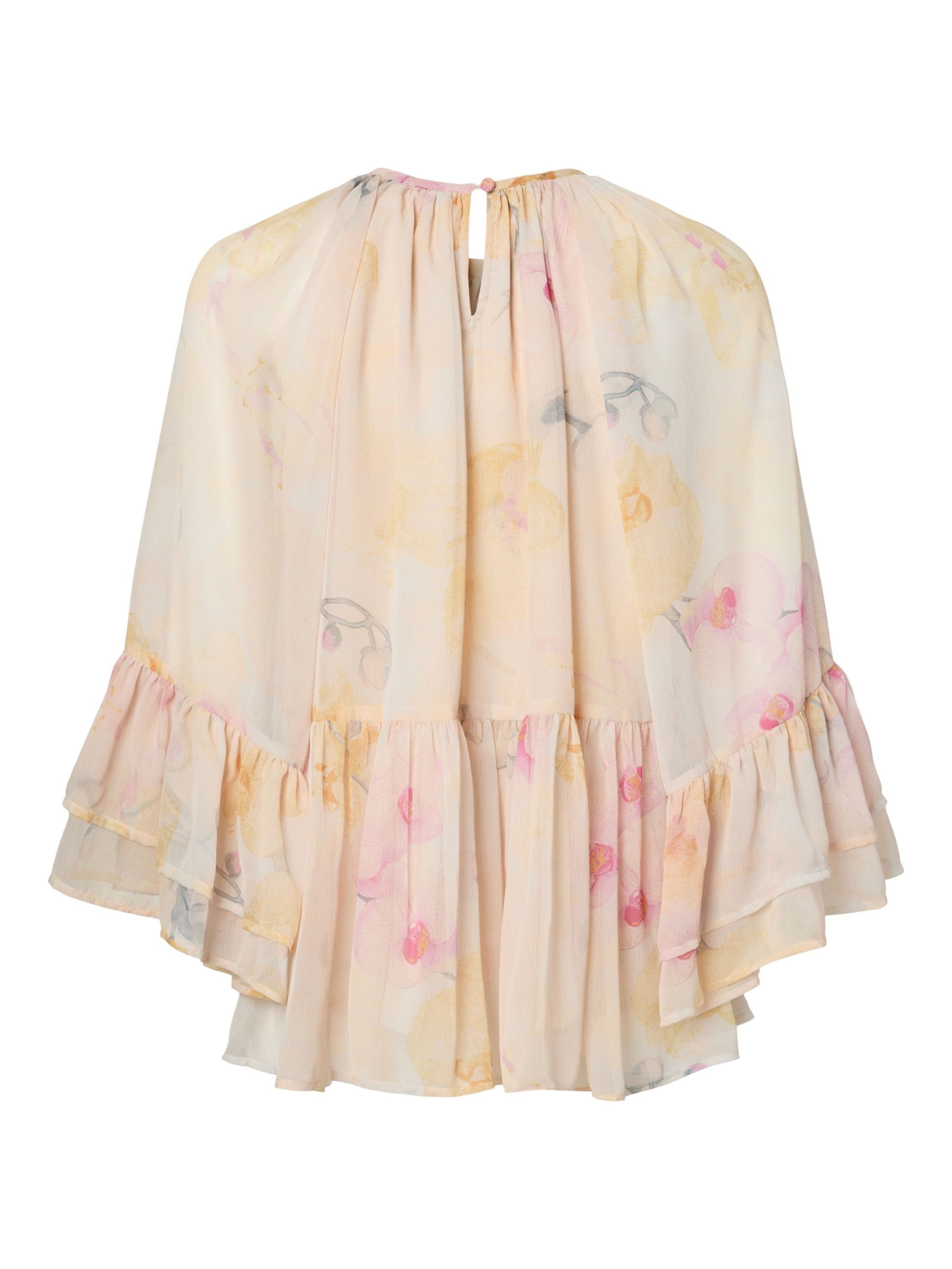 YAS Bluse 'YASBlomina' in Orange