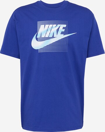 T-Shirt 'FUTURA' Nike Sportswear en bleu : devant