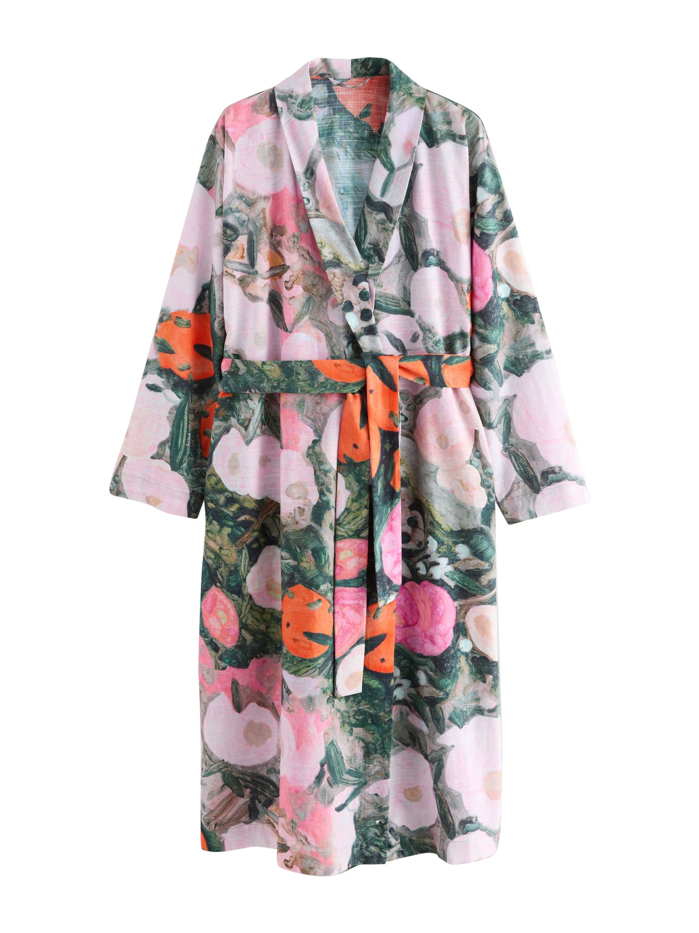 rožinė Next Chalatas: priekis