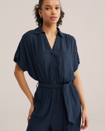 WE Fashion Ολόσωμη φόρμα σε μπλε