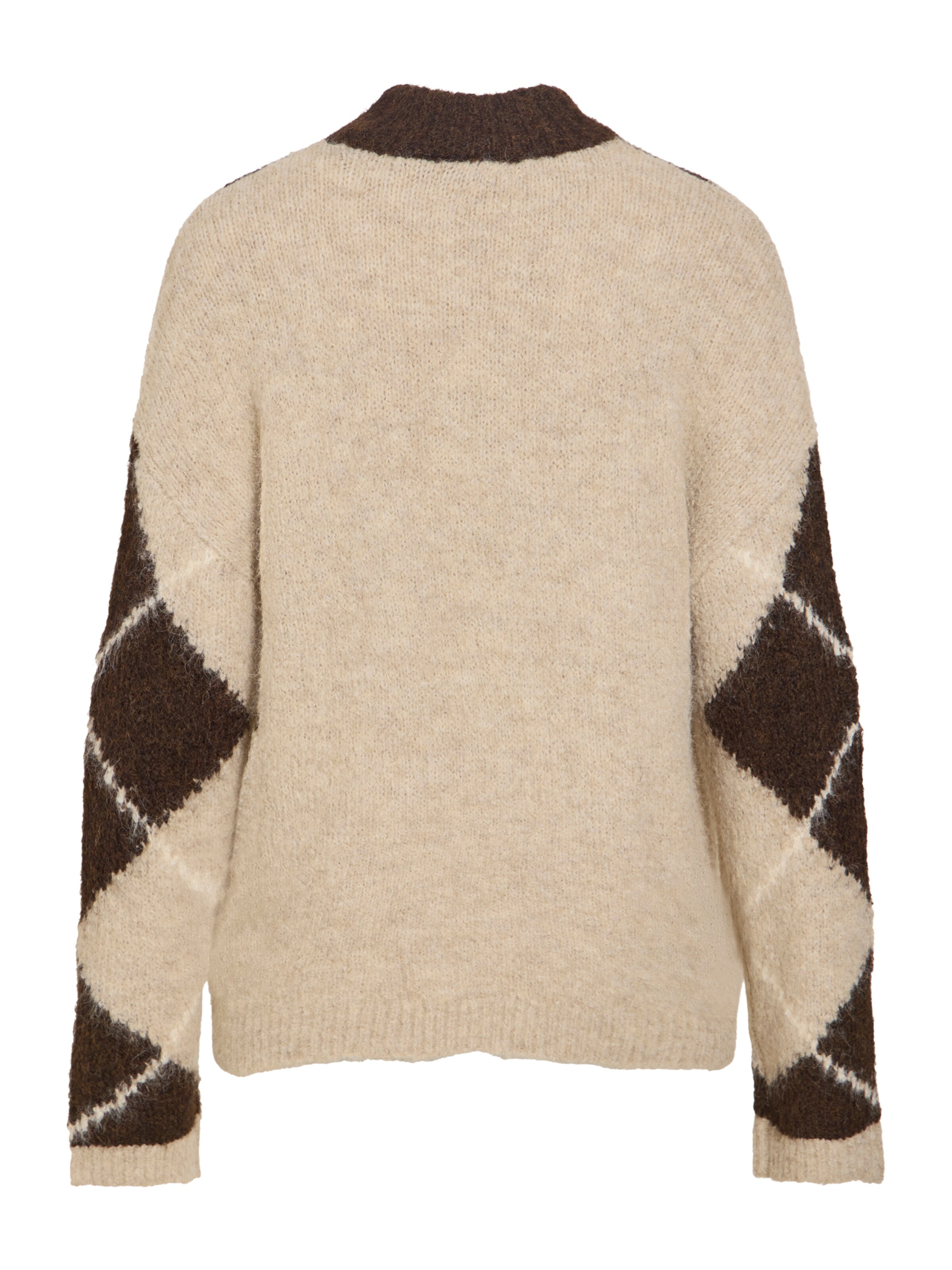 VILA Sweater 'VITORIA' in Brown