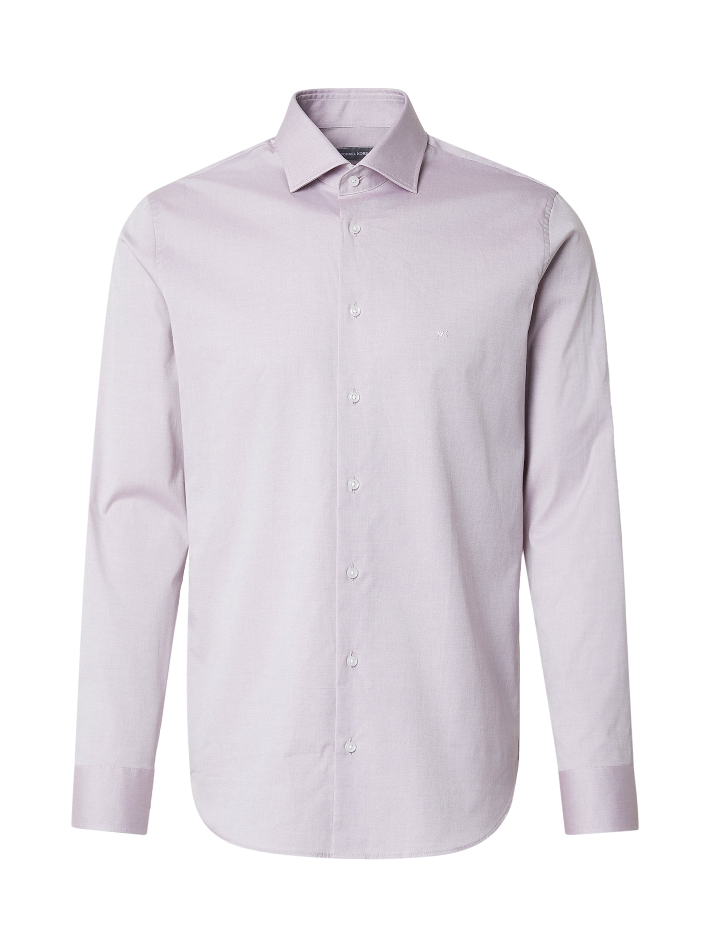 Michael Kors Slim fit Πουκάμισο σε λιλά: μπροστά